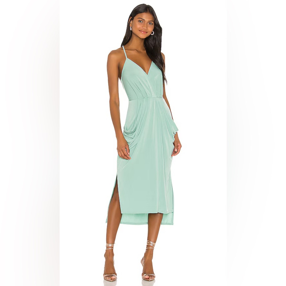 NWT BCBGENERATION Faux Wrap Midi Dress - XS